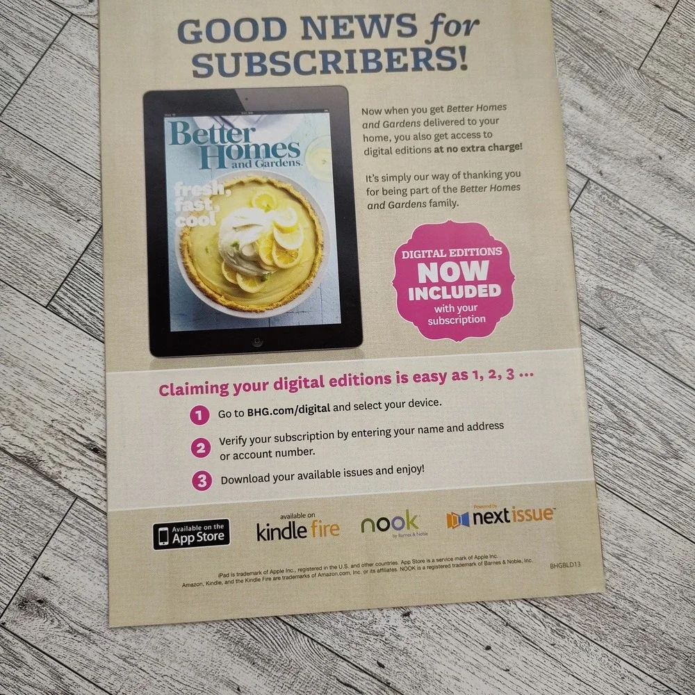 Better Homes and Gardens Best-Loved Desserts 2013 Cookbook Cottagecore Recipes